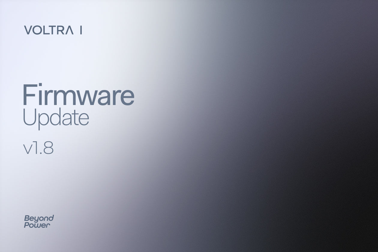 Firmware Version 1.8 for VOLTRA I: Available Now